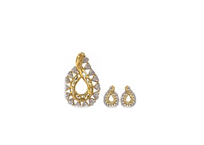 Gold Plated | Filigree Pendant Set